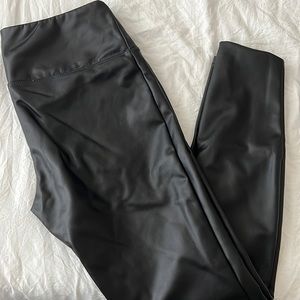 Leather leggings